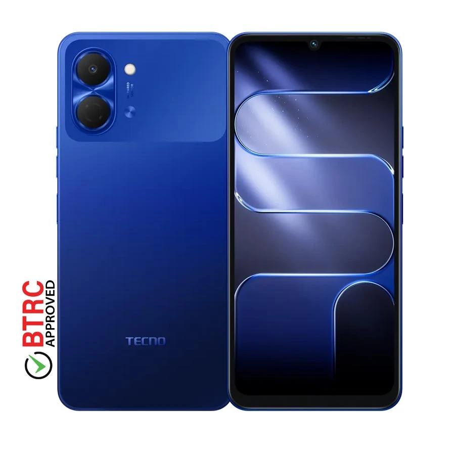 Tecno Spark Go 3 4GB RAM, 64GB ROM Galaxy Blue Smartphone (Dual Physical Sim